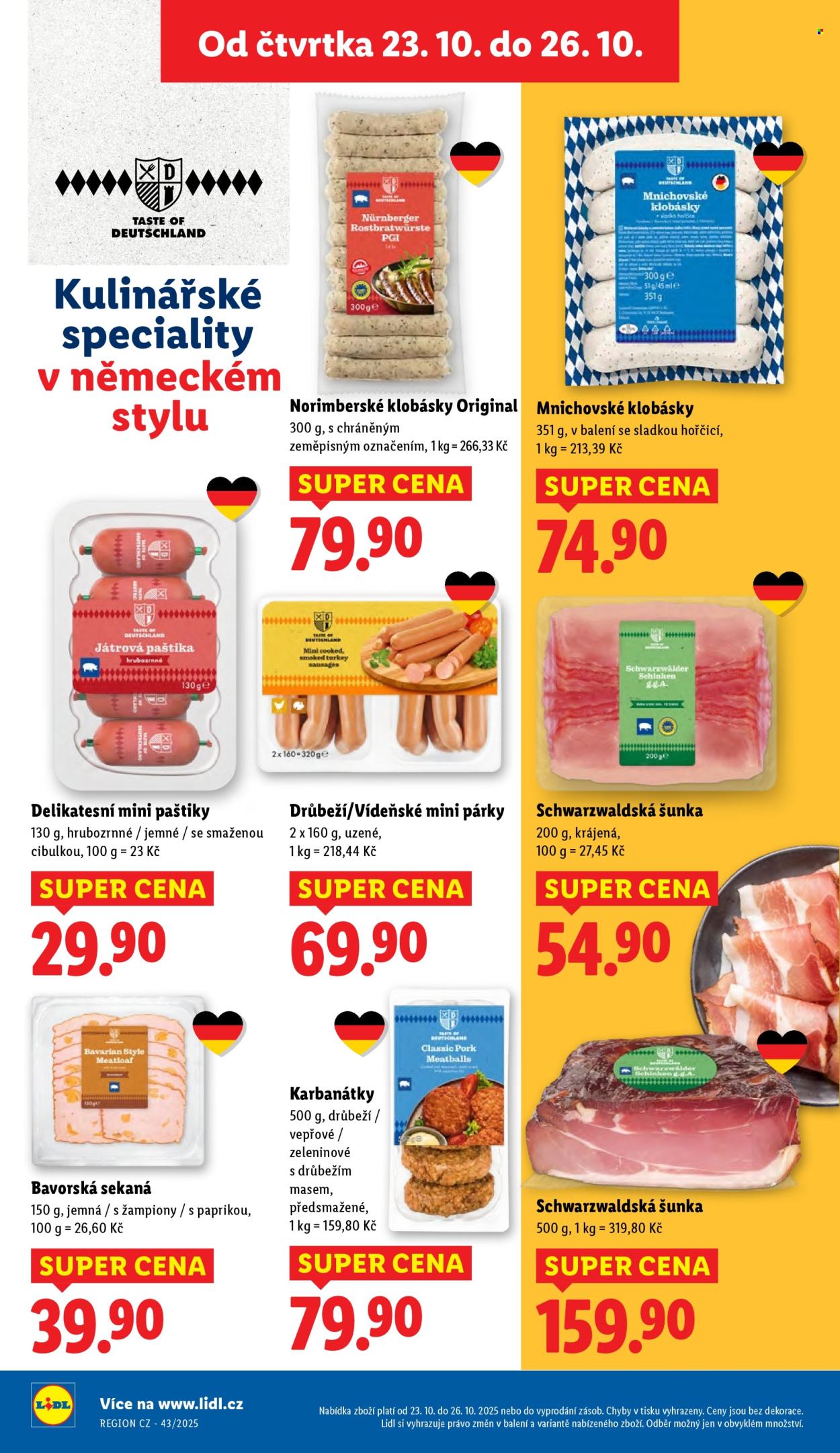 Leták Lidl - 23.10.2025 - 26.10.2025. Strana 14