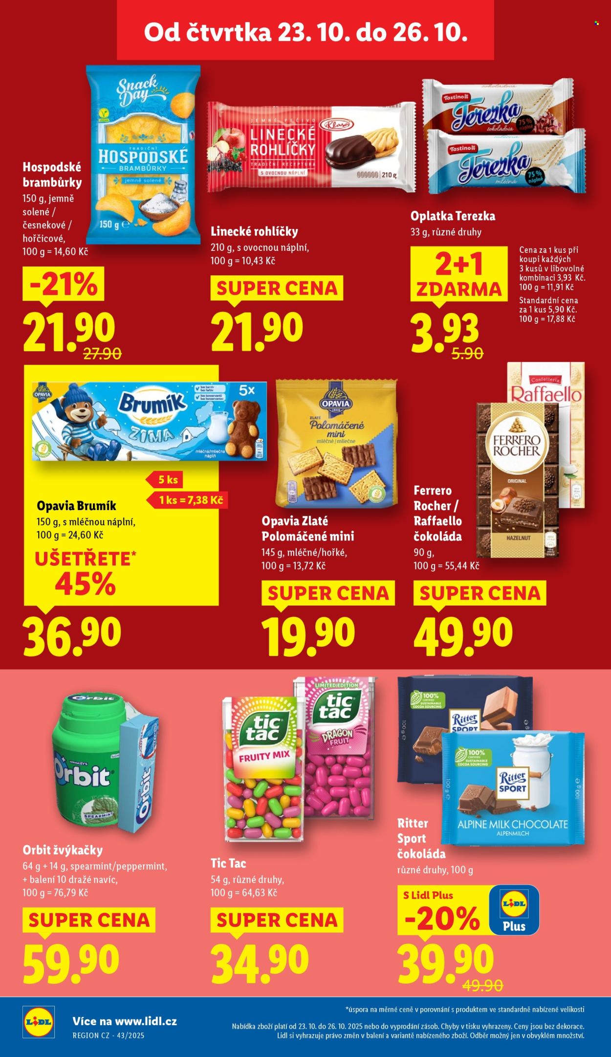 Leták Lidl - 23.10.2025 - 26.10.2025. Strana 22