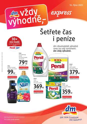 Leták dm drogerie - 16.10.2025 - 12.11.2025.