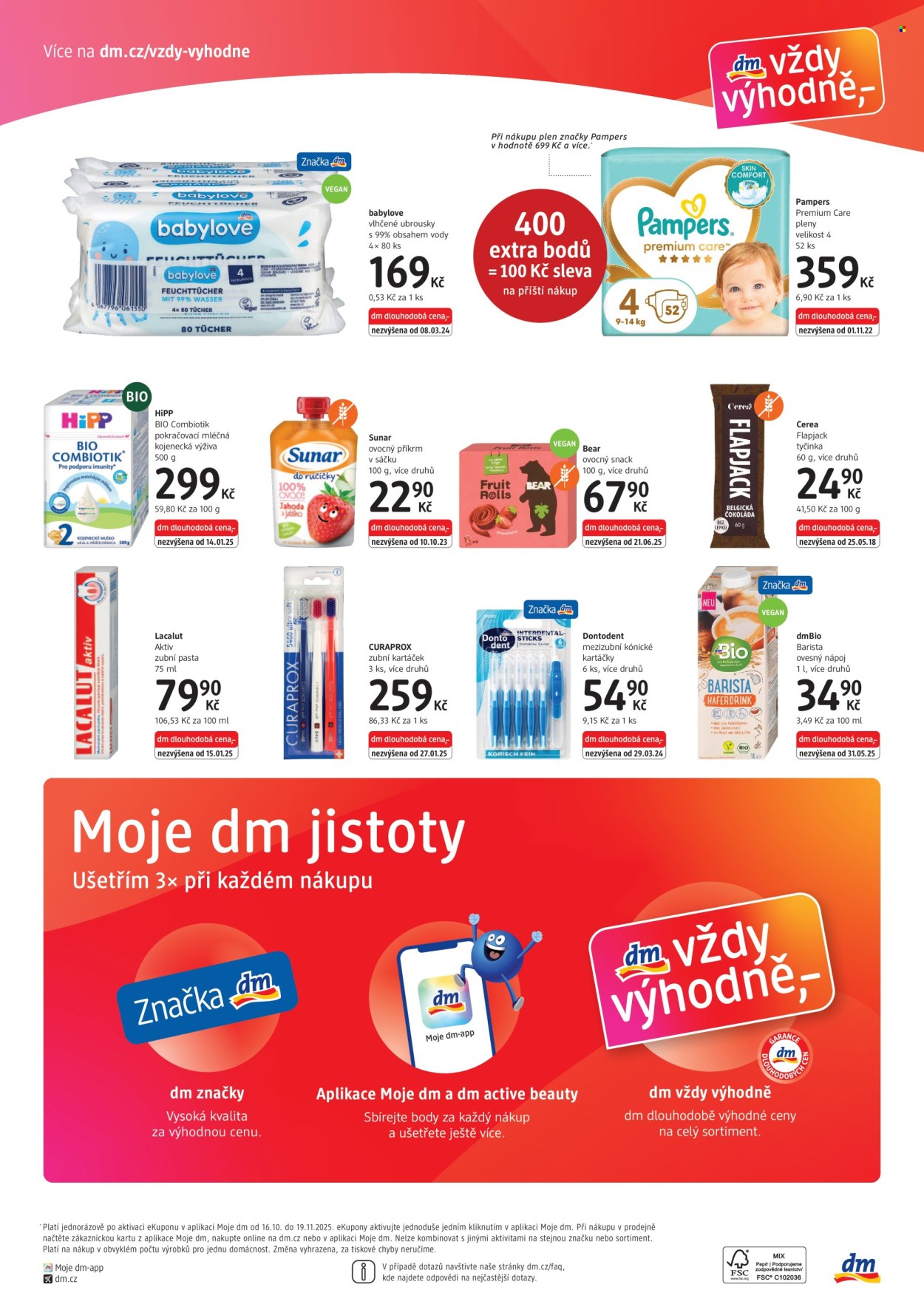 Leták dm drogerie - 16.10.2025 - 12.11.2025. Strana 4
