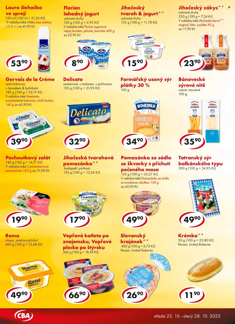 Leták CBA Premium - 22.10.2025 - 28.10.2025. Strana 2