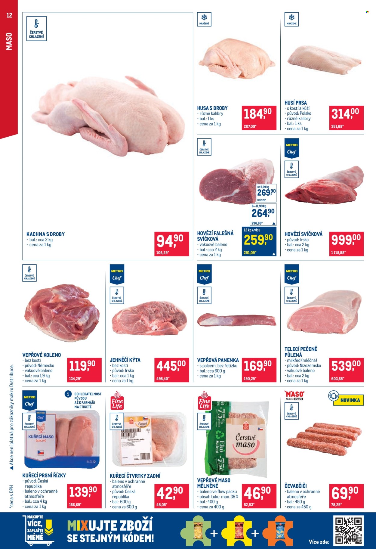 Leták MAKRO - 22.10.2025 - 4.11.2025. Strana 12