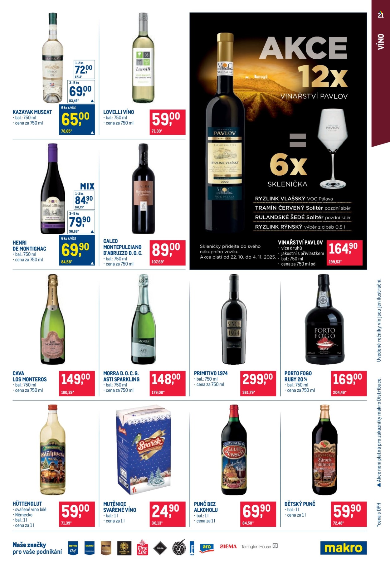 Leták MAKRO - 22.10.2025 - 4.11.2025. Strana 21