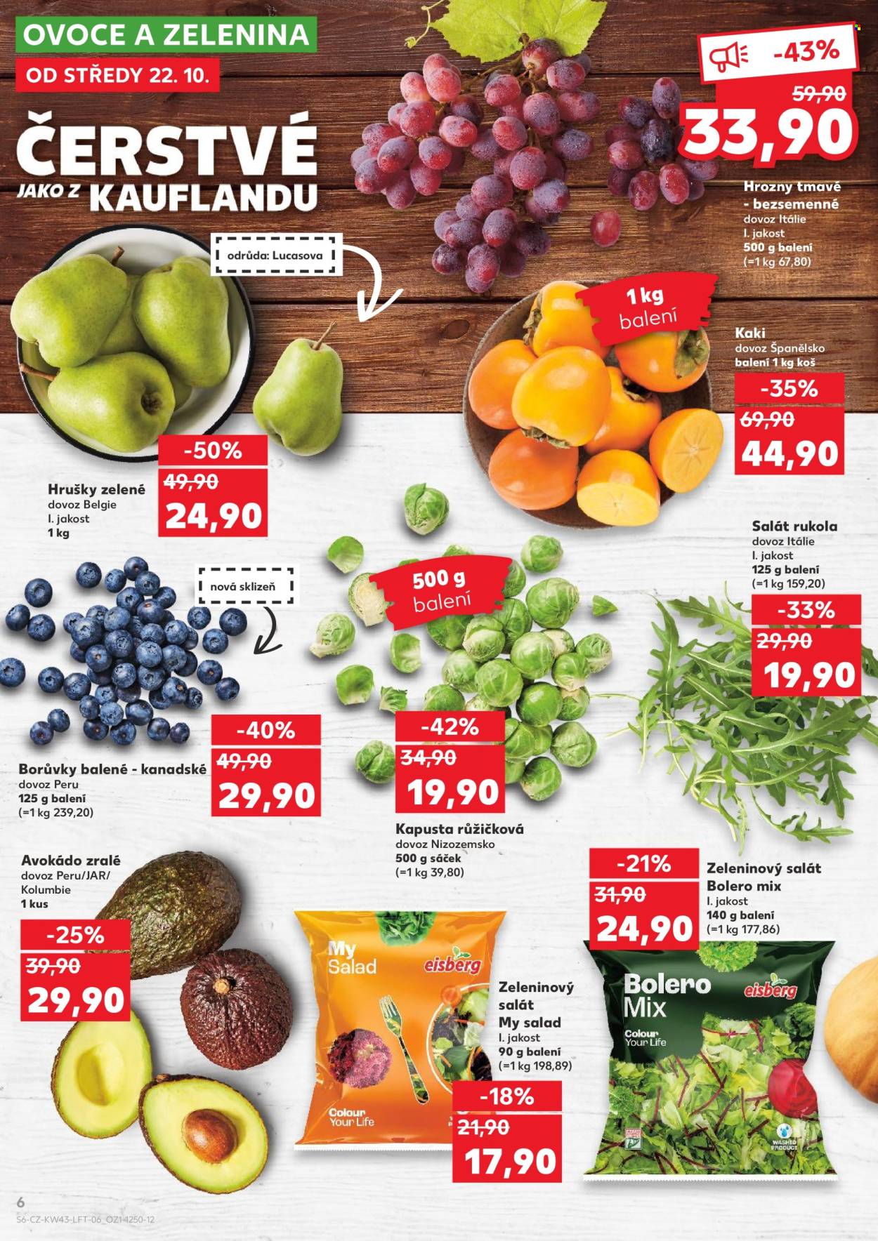Leták Kaufland - 22.10.2025 - 27.10.2025. Strana 6