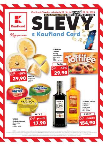 Leták Kaufland - 22.10.2025 - 27.10.2025.