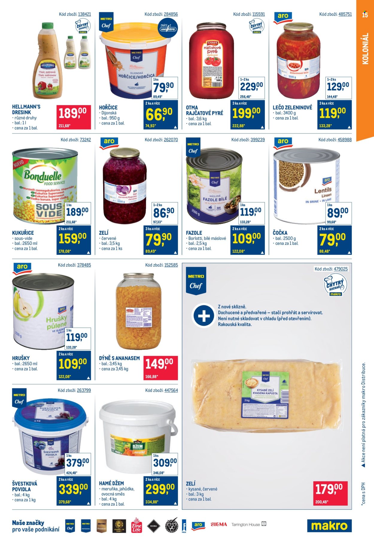 Leták MAKRO - 22.10.2025 - 4.11.2025. Strana 15