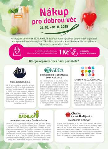 Leták TREFA coop - 22.10.2025 - 18.11.2025.