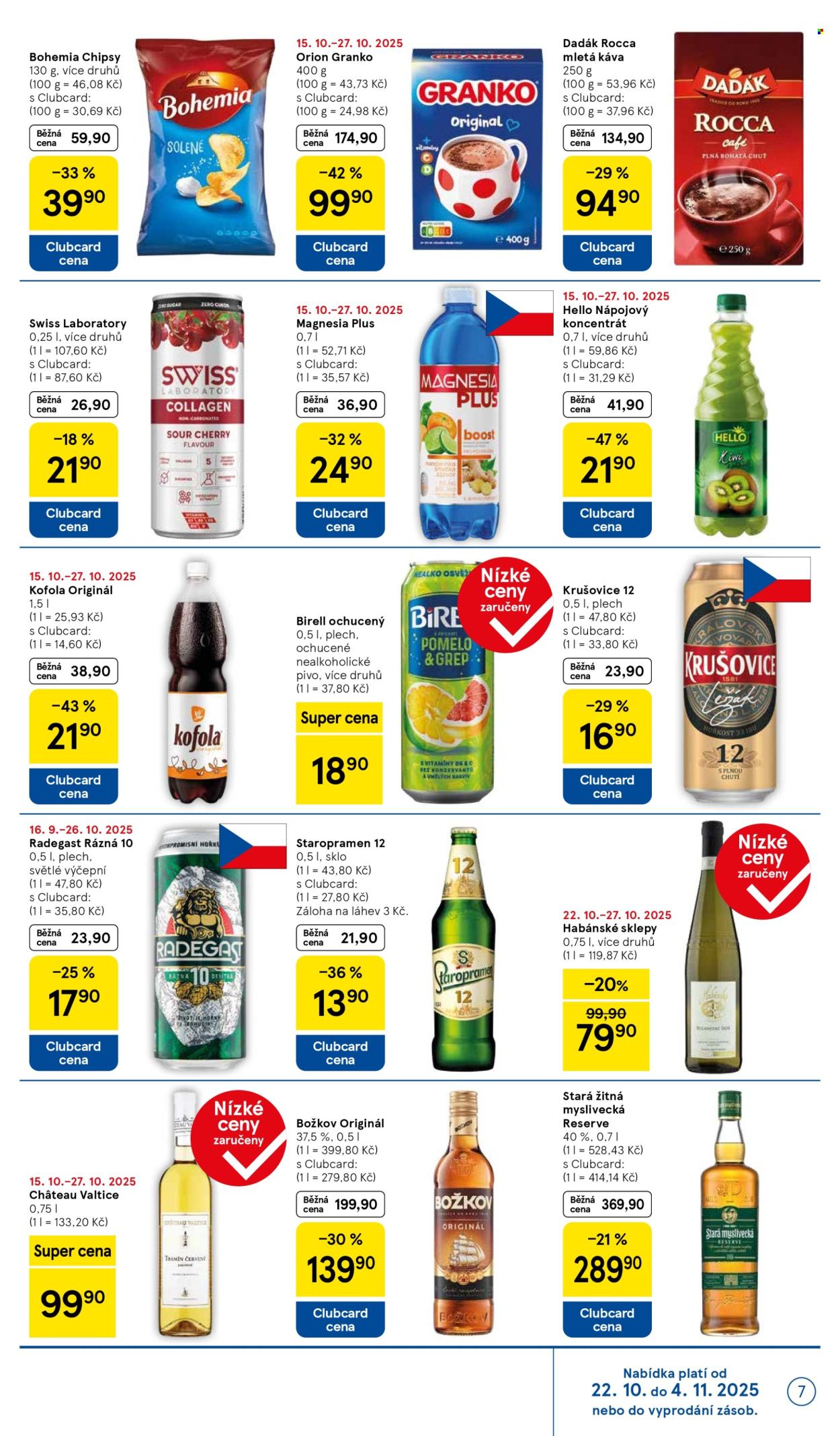 Leták TESCO supermarket - 22.10.2025 - 27.10.2025. Strana 7