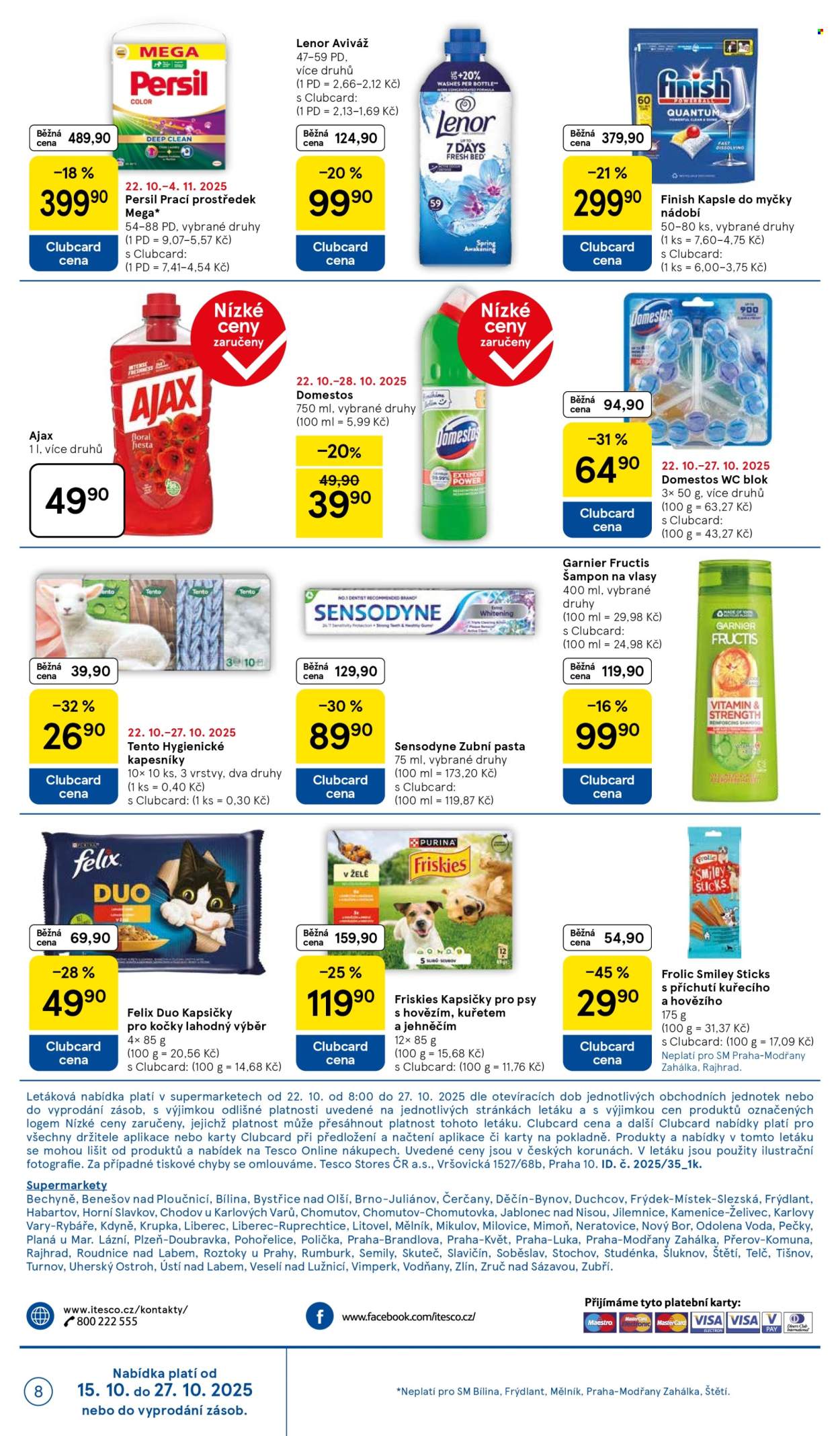 Leták TESCO supermarket - 22.10.2025 - 27.10.2025. Strana 8