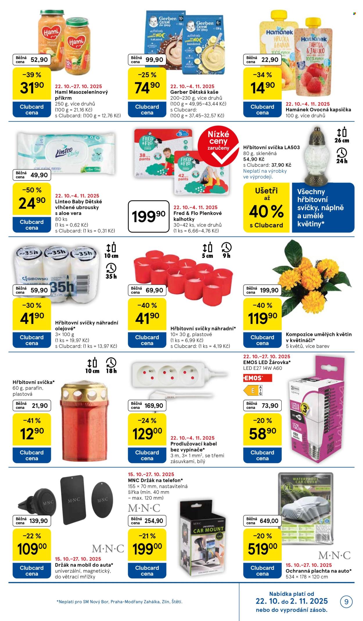 Leták TESCO supermarket - 22.10.2025 - 27.10.2025. Strana 9