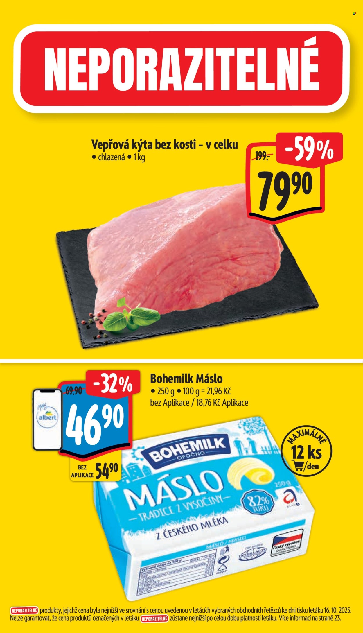 Leták Albert Supermarket - 22.10.2025 - 27.10.2025. Strana 2