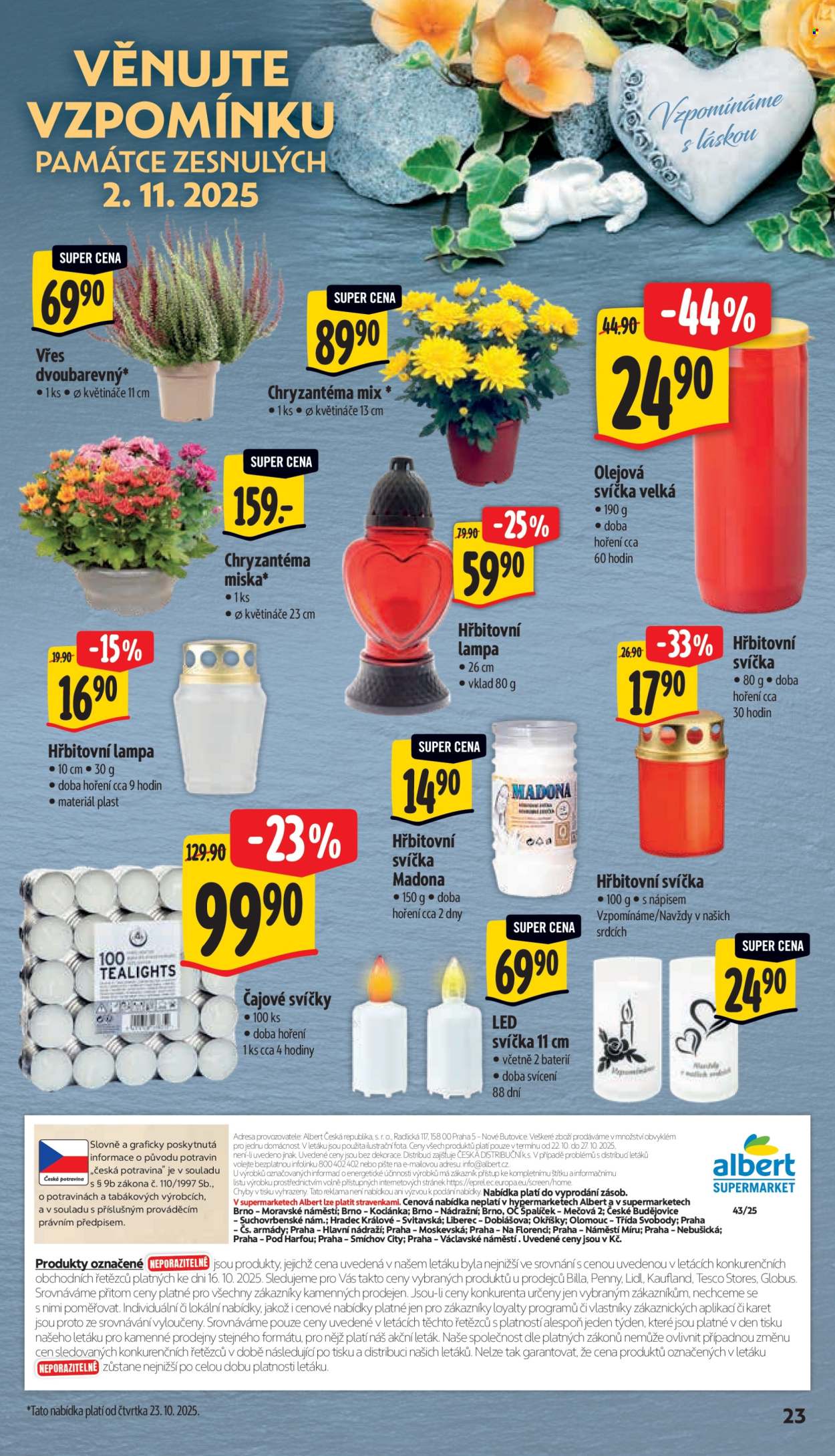 Leták Albert Supermarket - 22.10.2025 - 27.10.2025. Strana 33