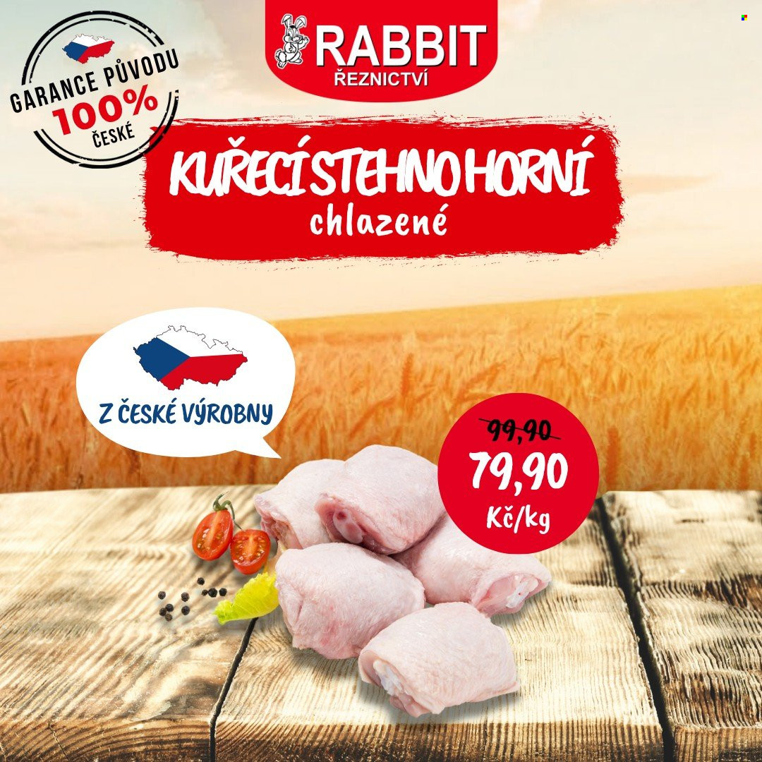 Leták RABBIT řeznictví - 21.10.2025 - 26.10.2025. Strana 2