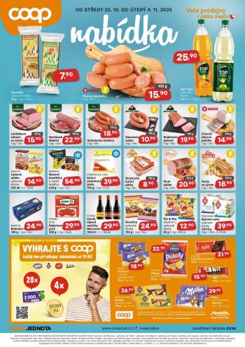 Leták coop JEDNOTA - 22.10.2025 - 4.11.2025.