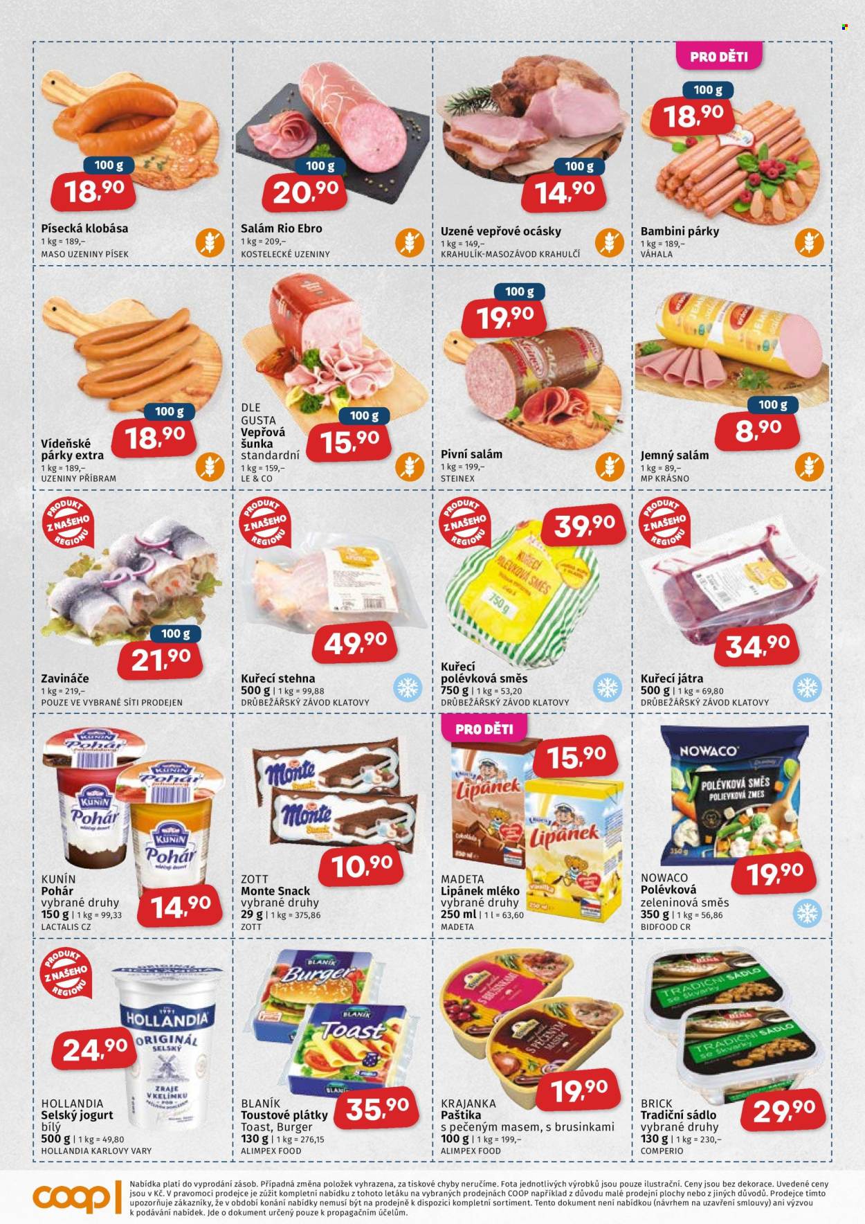 Leták coop JEDNOTA - 22.10.2025 - 4.11.2025. Strana 2