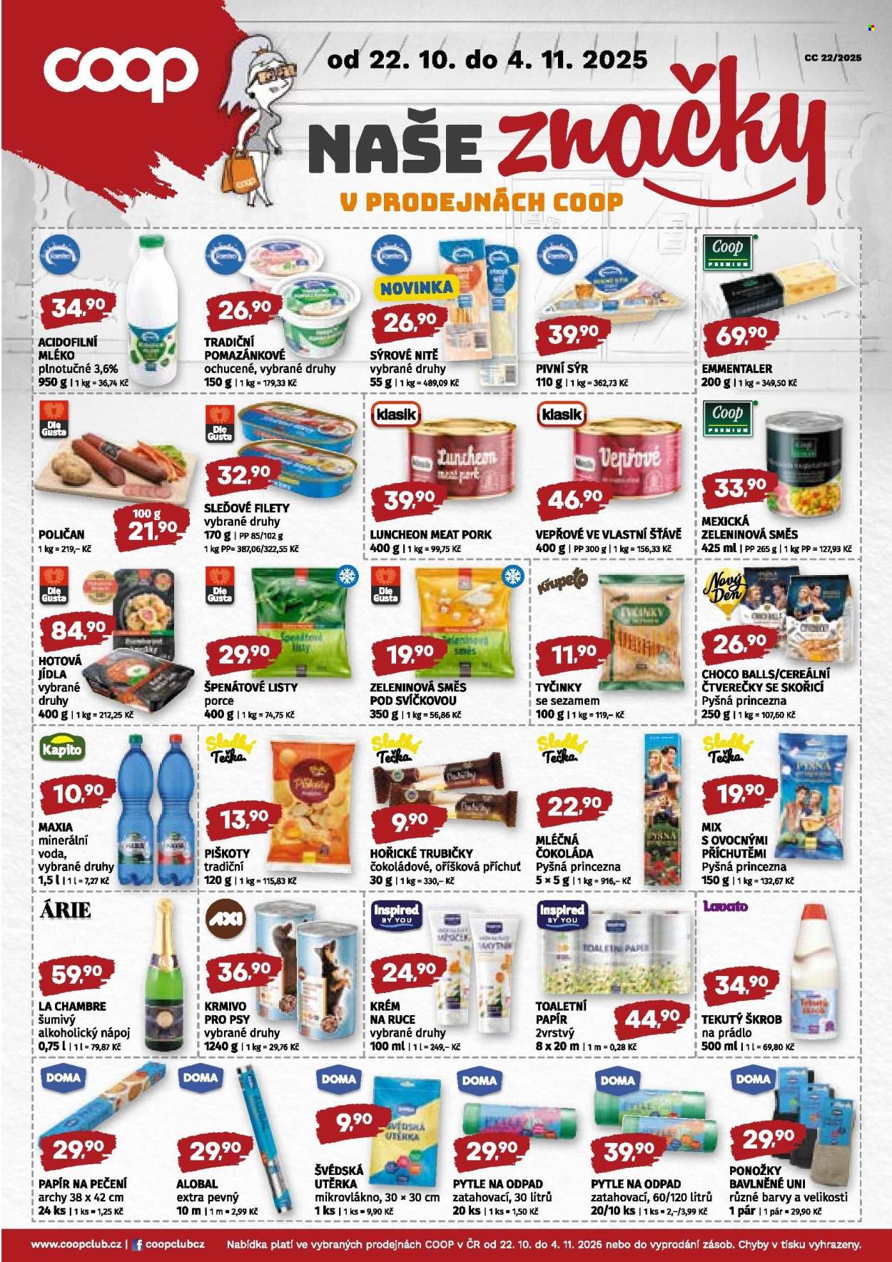 Leták coop JEDNOTA - 22.10.2025 - 4.11.2025. Strana 5