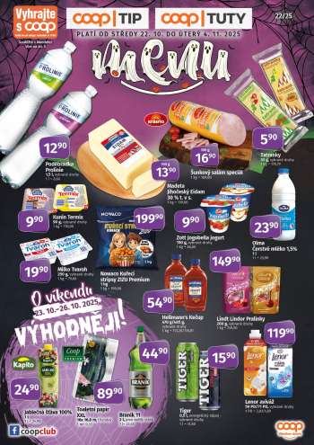 Leták coop TIP - 22.10.2025 - 4.11.2025.