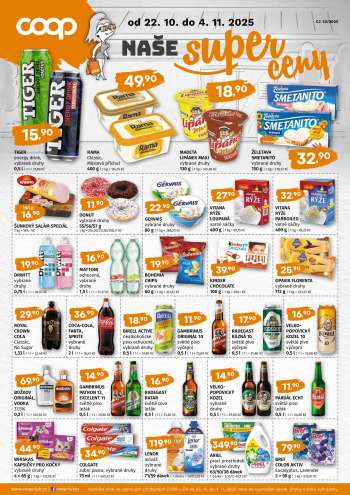 Leták coop TUTY - 22.10.2025 - 4.11.2025.