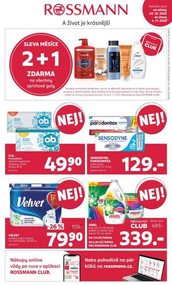 Leták ROSSMANN - 22.10.2025 - 4.11.2025.