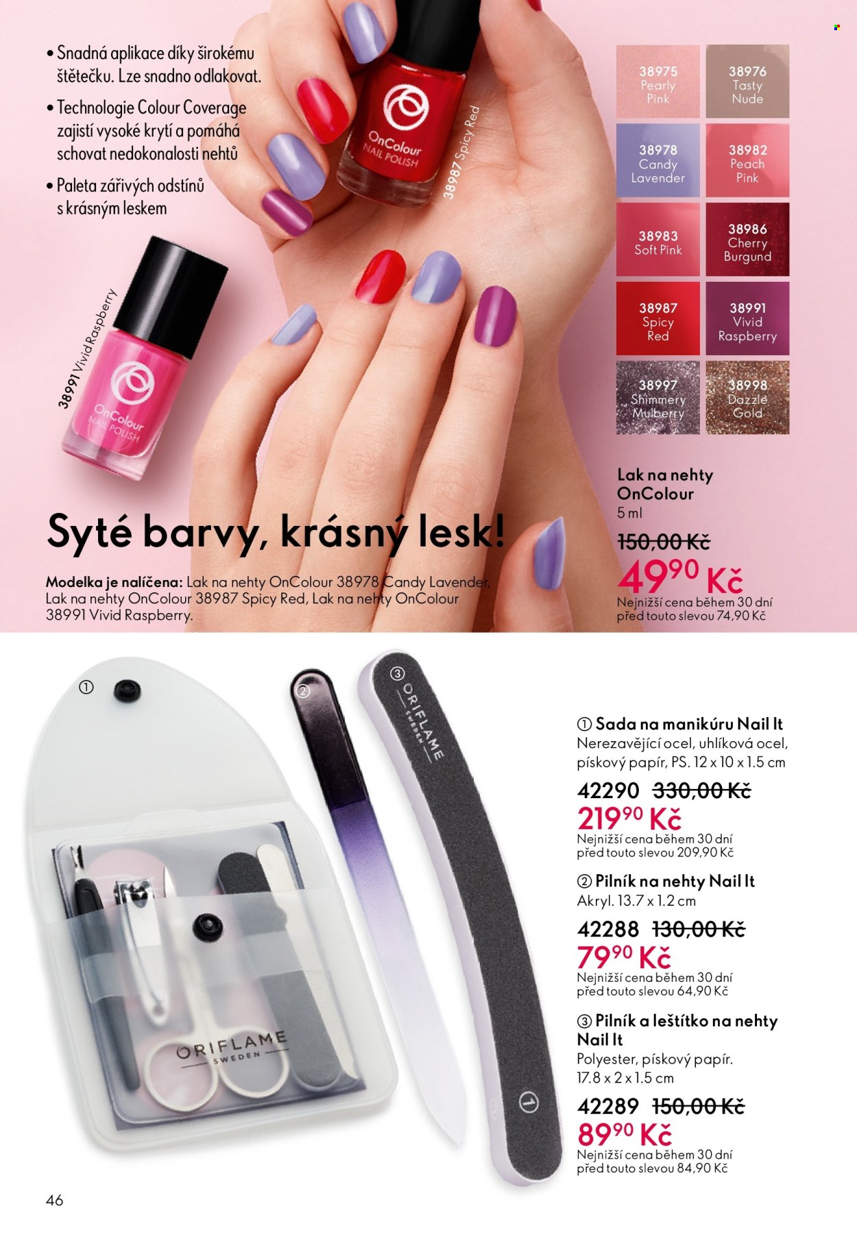 Leták ORIFLAME - 22.10.2025 - 11.11.2025. Strana 46