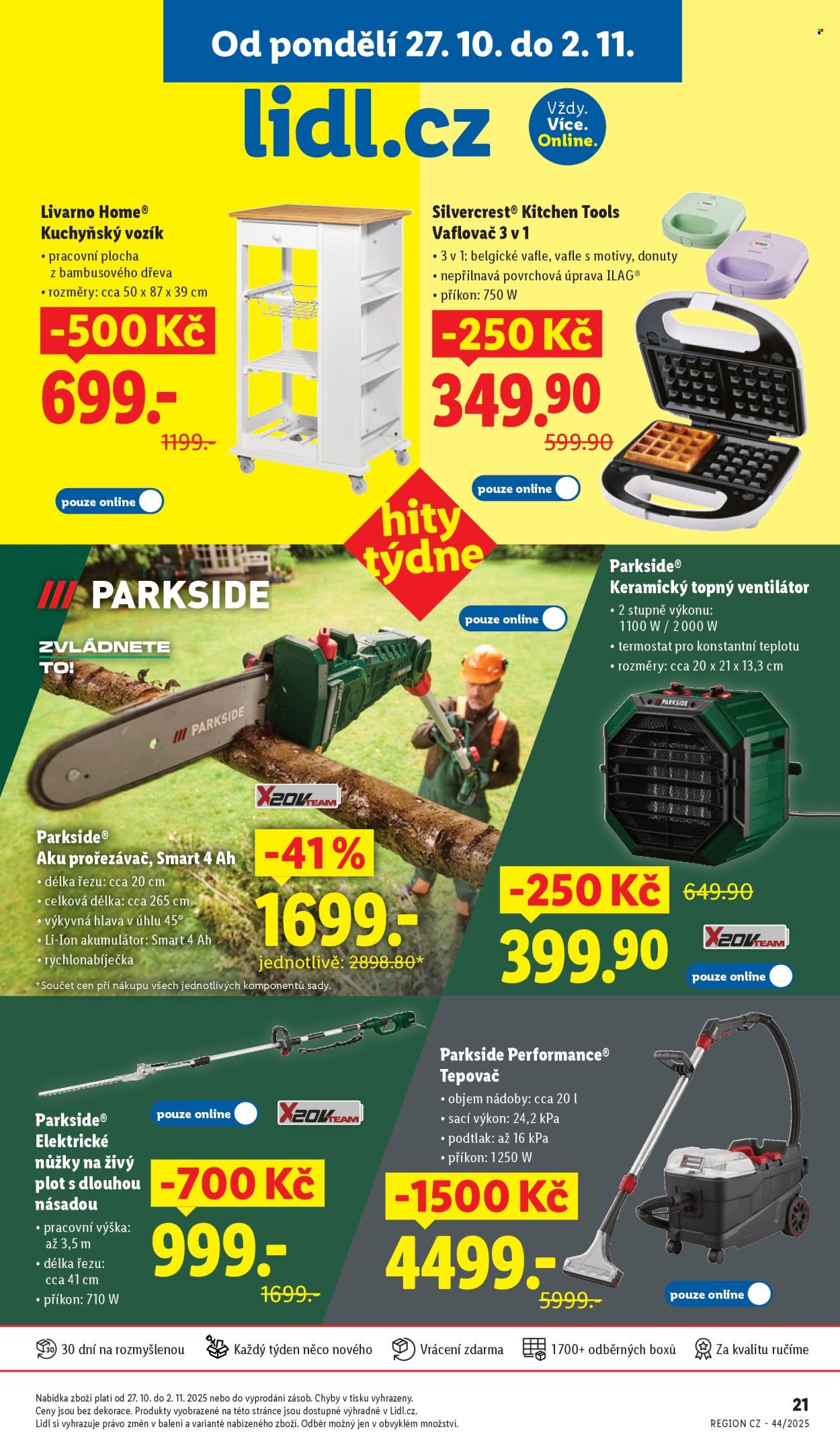 Leták Lidl - 27.10.2025 - 2.11.2025. Strana 1