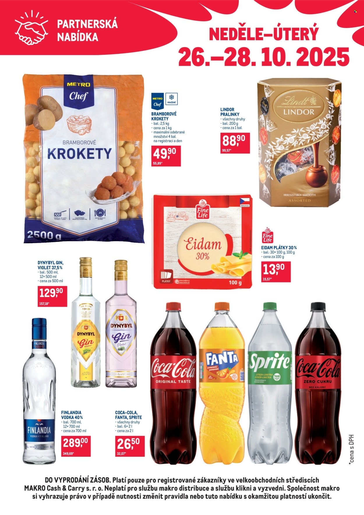 Leták MAKRO - 26.10.2025 - 28.10.2025. Strana 1