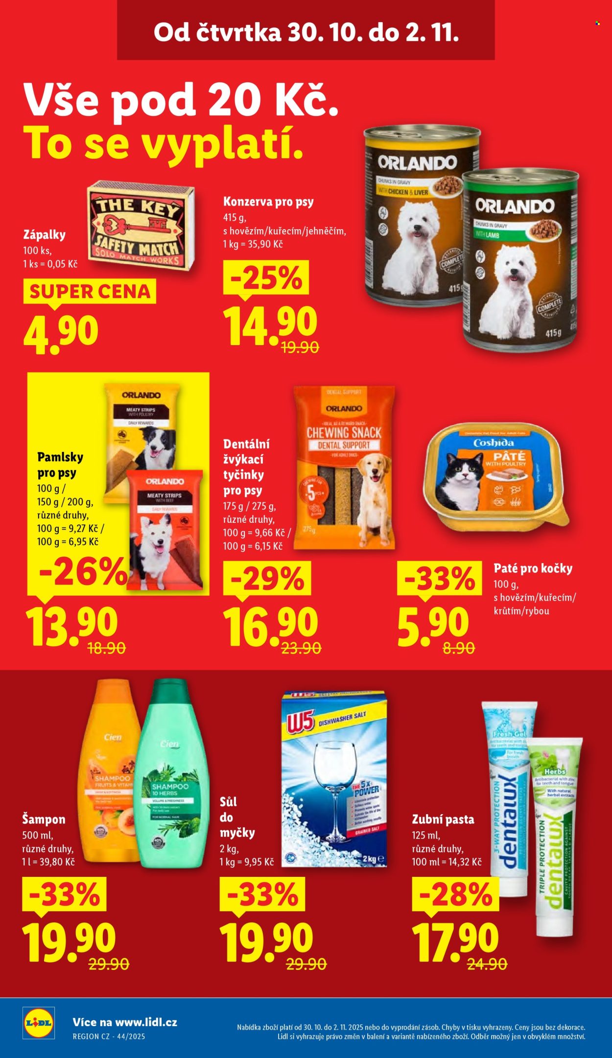Leták Lidl - 30.10.2025 - 2.11.2025. Strana 20