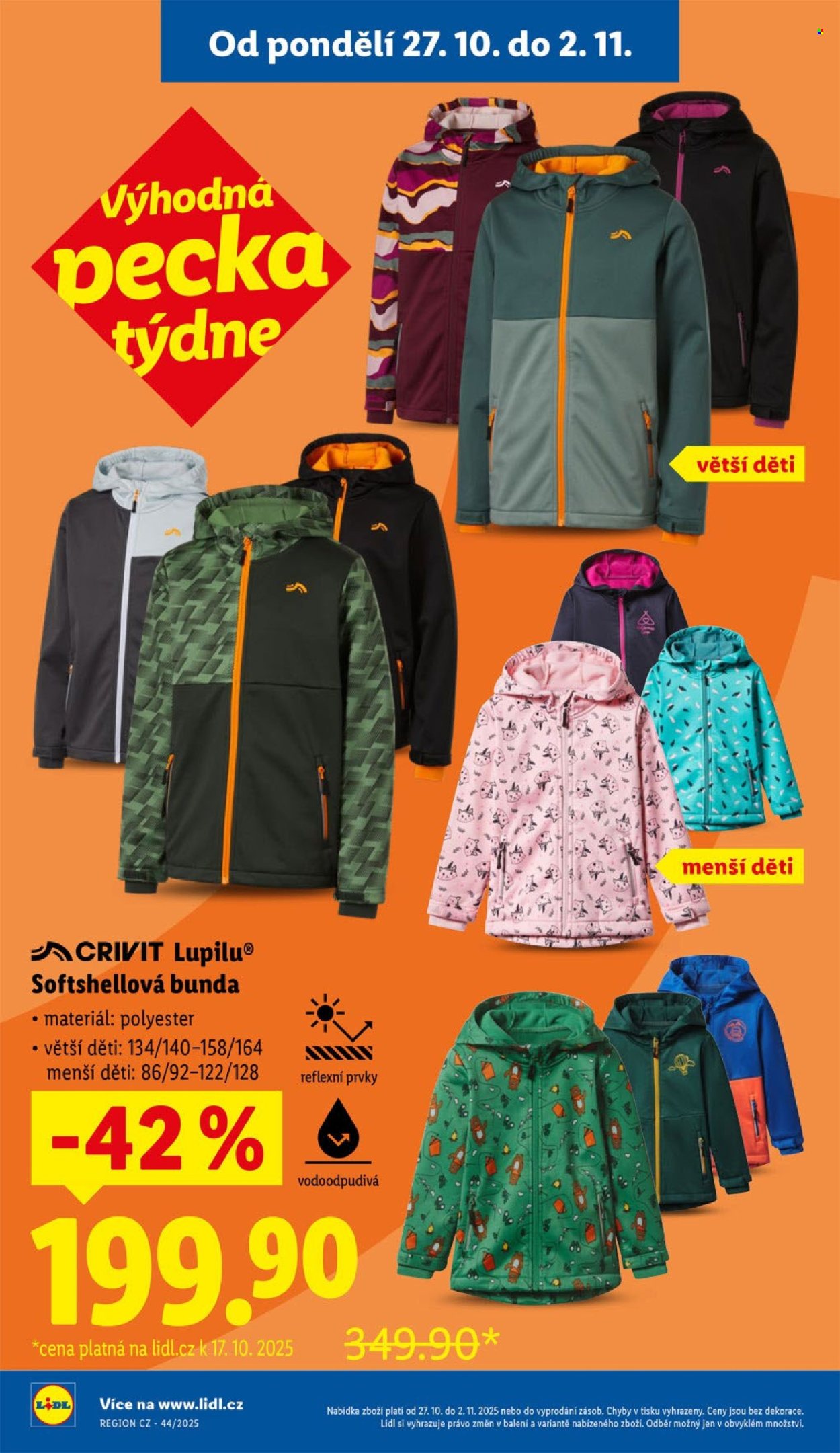 Leták Lidl - 27.10.2025 - 2.11.2025. Strana 2