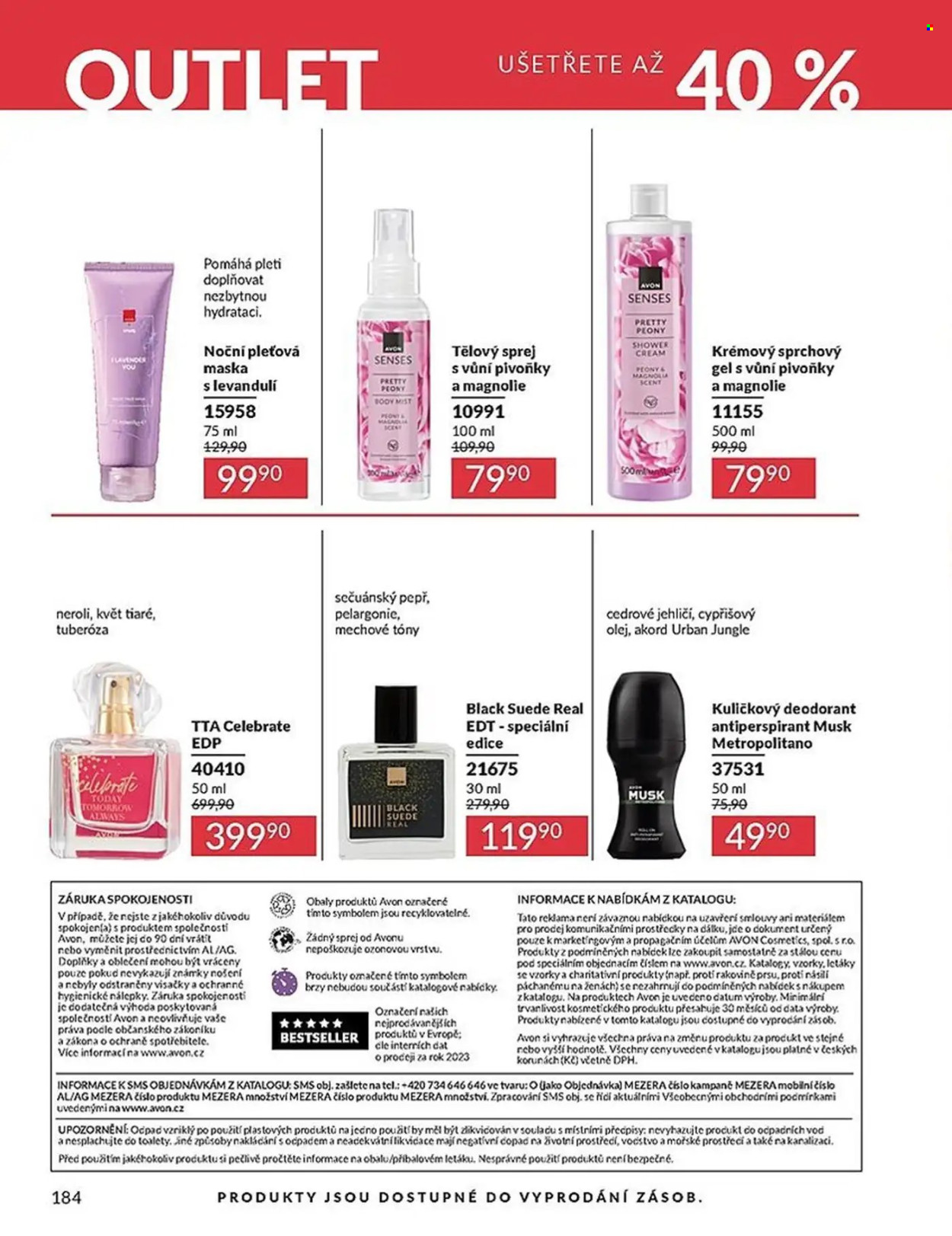 Leták AVON - 1.11.2025 - 30.11.2025. Strana 184
