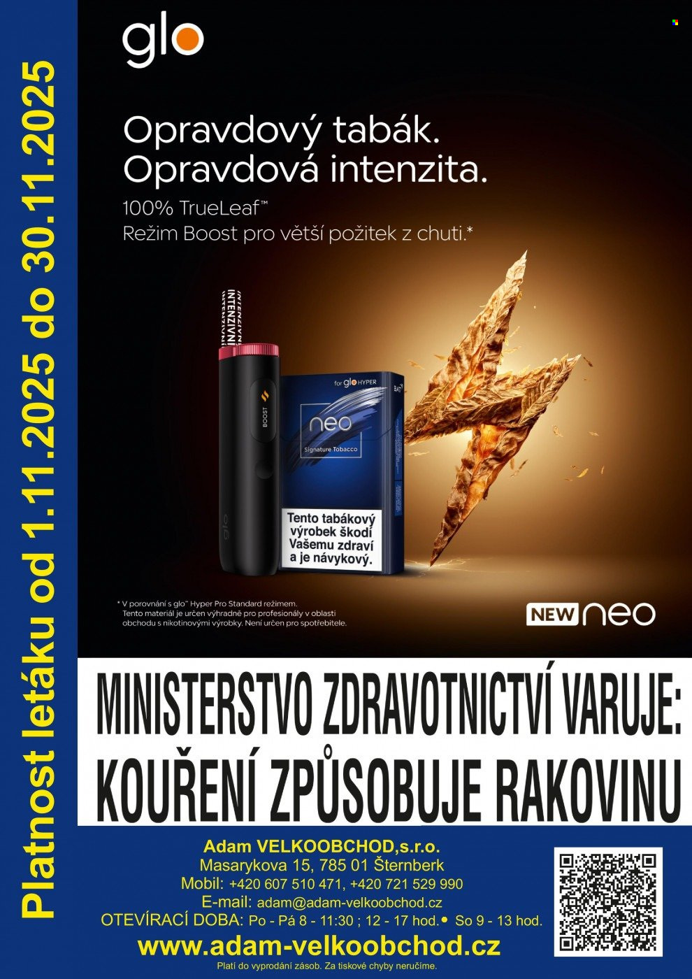 Leták Adam velkoobchod Šternberk - 1.11.2025 - 30.11.2025. Strana 76