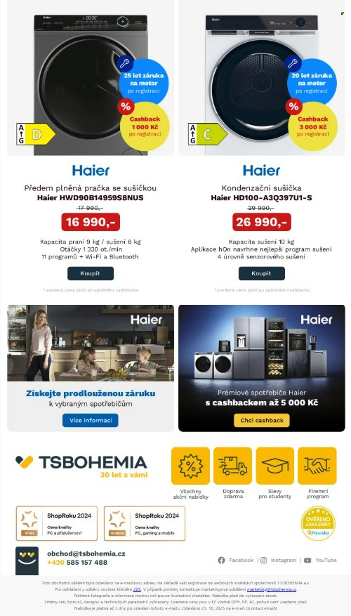 Leták T.S. BOHEMIA - 23.10.2025 - 25.10.2025. Strana 6