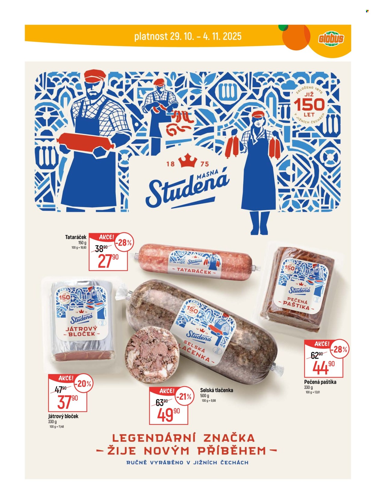 Leták Globus - 29.10.2025 - 4.11.2025. Strana 20