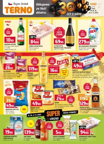 Leták coop TERNO - 29.10.2025 - 4.11.2025.