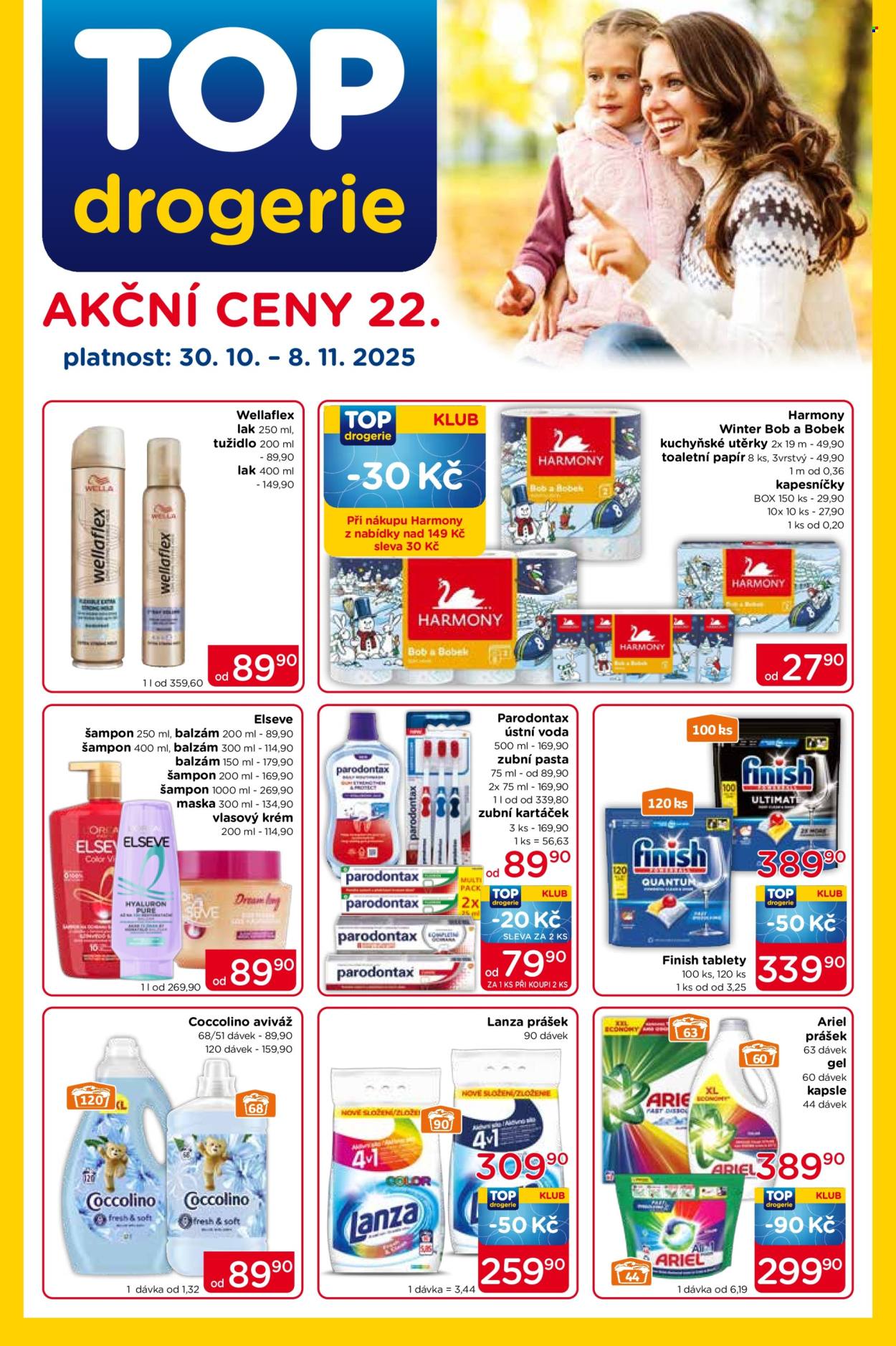 Leták TOP drogerie - 30.10.2025 - 8.11.2025. Strana 1