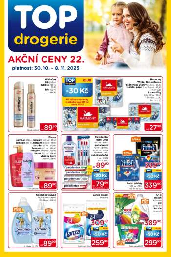 Leták TOP drogerie - 30.10.2025 - 8.11.2025.