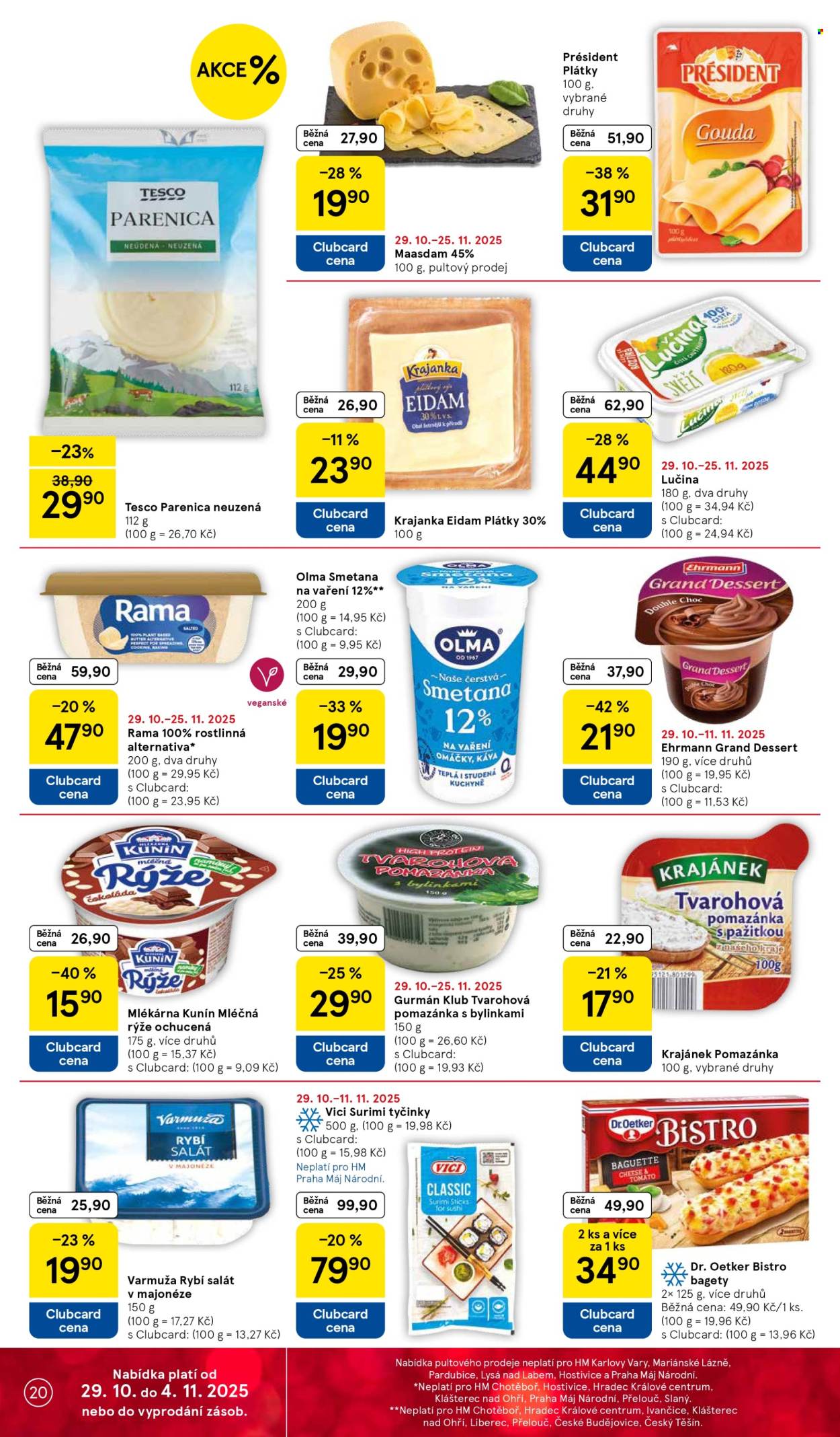 Leták TESCO - 29.10.2025 - 4.11.2025. Strana 20