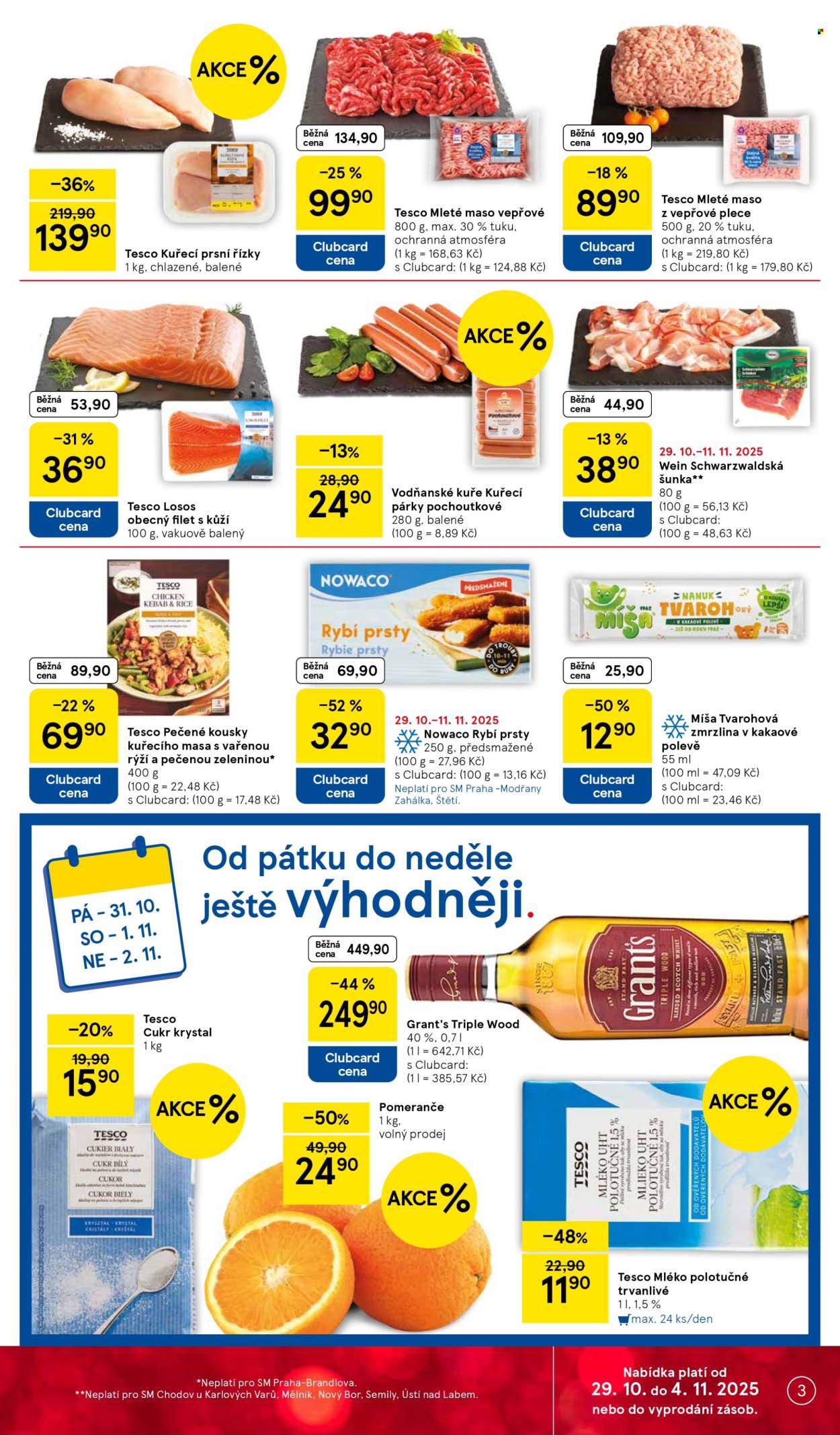 Leták TESCO supermarket - 29.10.2025 - 4.11.2025. Strana 3