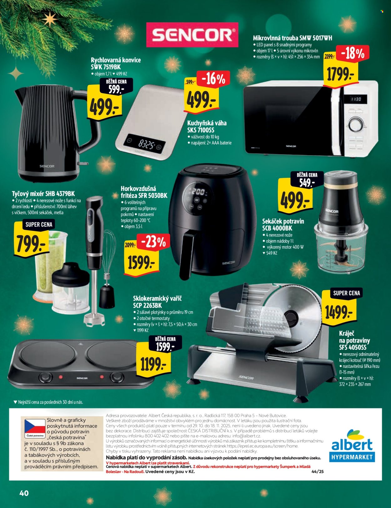 Leták Albert Hypermarket - 29.10.2025 - 18.11.2025. Strana 40