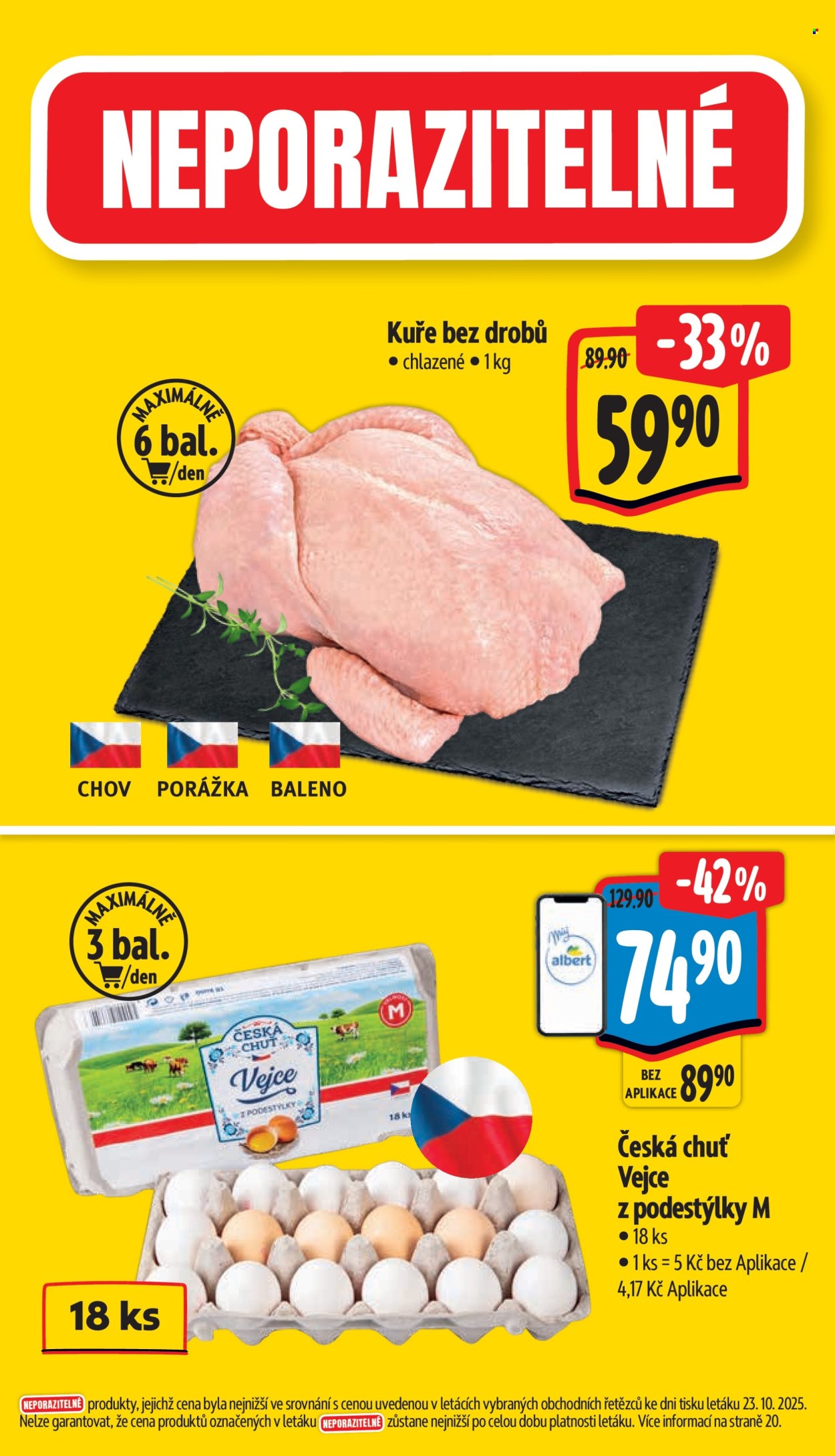 Leták Albert Supermarket - 29.10.2025 - 4.11.2025. Strana 2