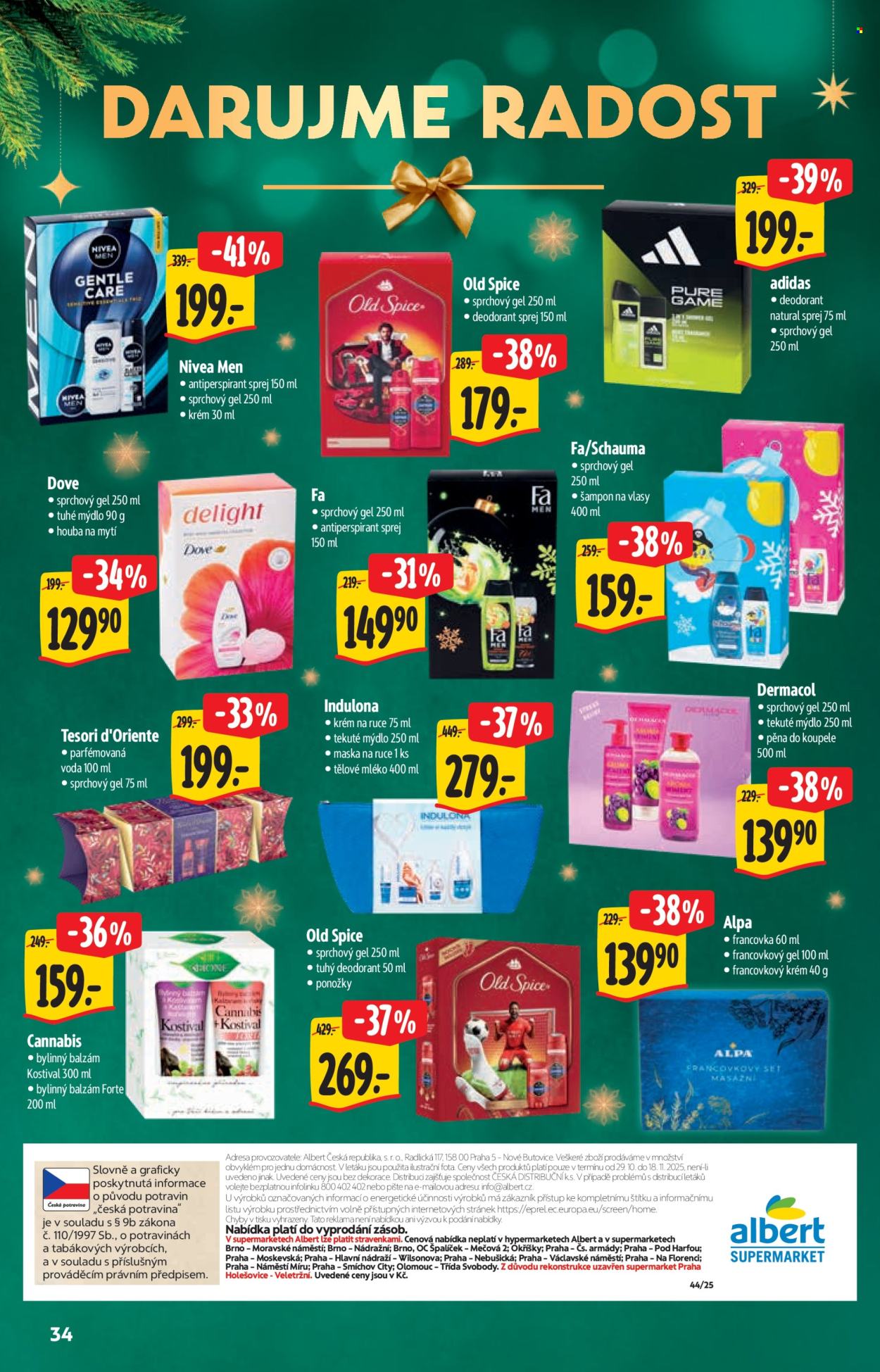 Leták Albert Supermarket - 29.10.2025 - 18.11.2025. Strana 34