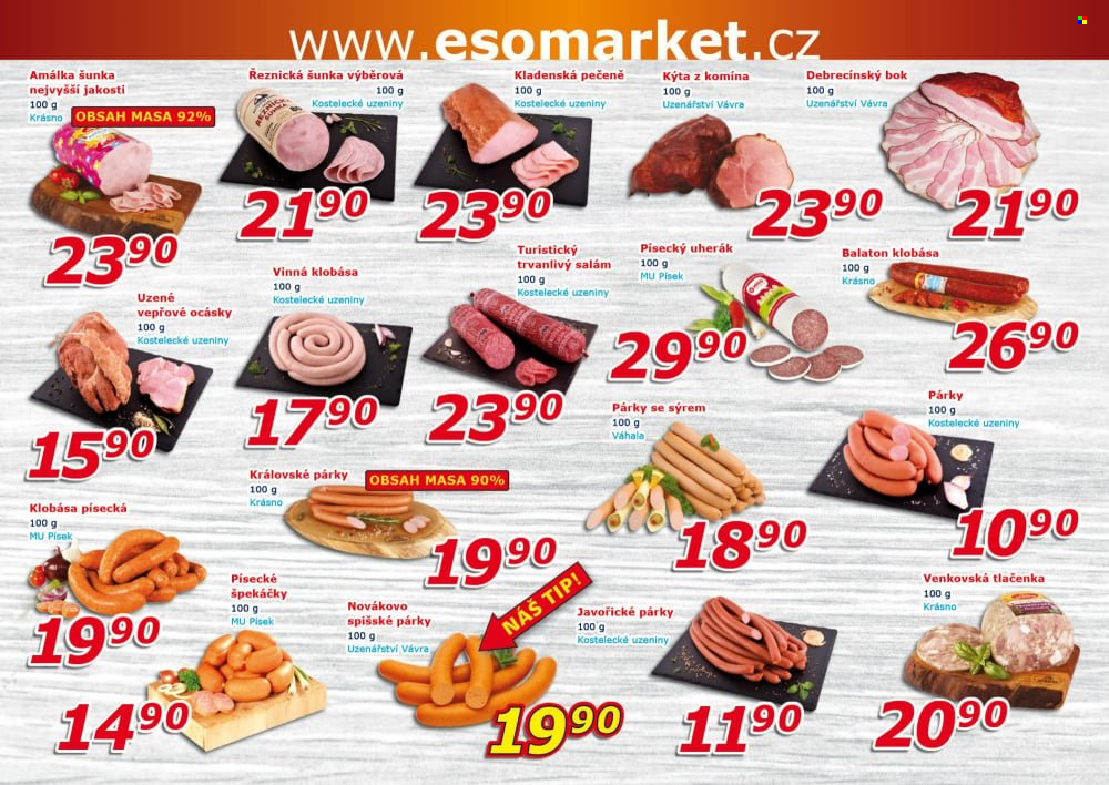 Leták ESO MARKET - 29.10.2025 - 9.11.2025. Strana 2