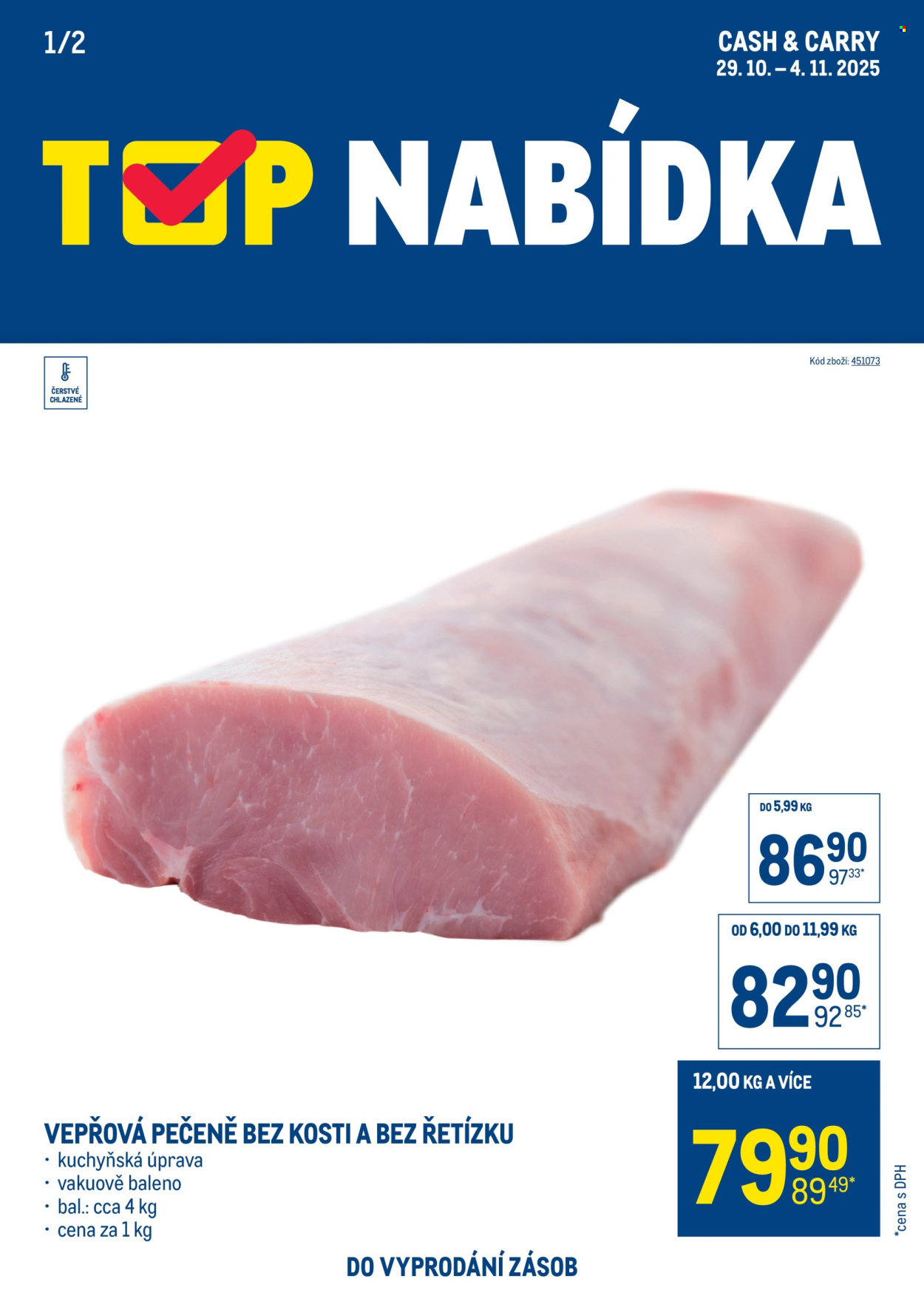 Leták MAKRO - 29.10.2025 - 4.11.2025. Strana 1