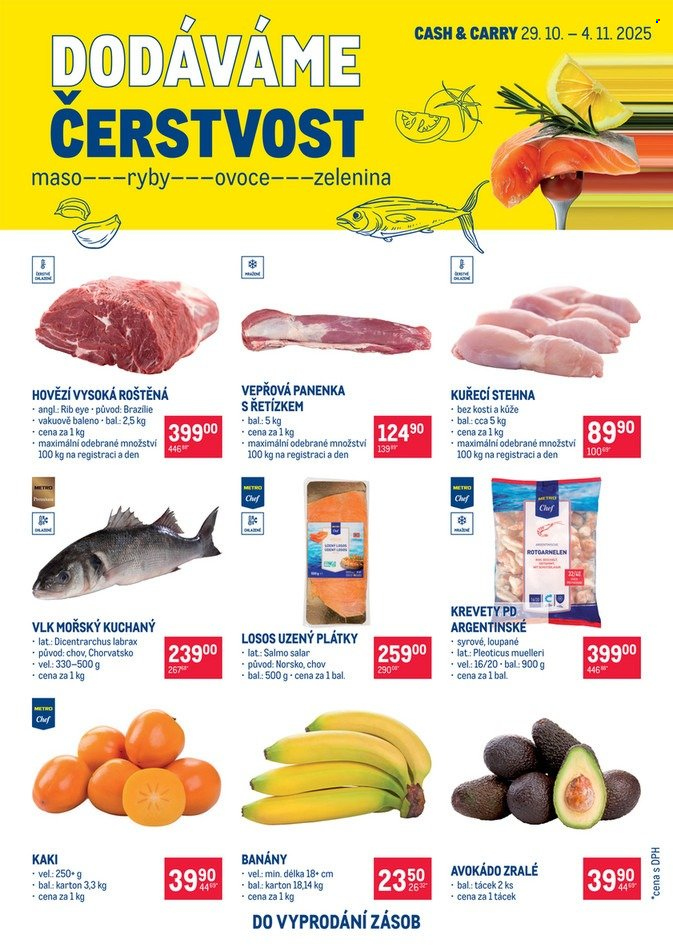 Leták MAKRO - 29.10.2025 - 4.11.2025. Strana 1