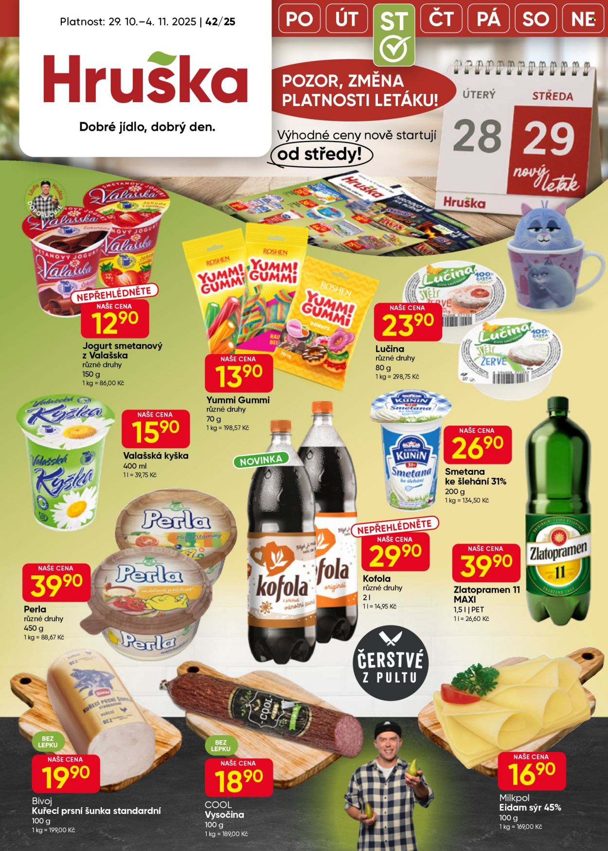 Leták Hruška - 29.10.2025 - 4.11.2025. Strana 1