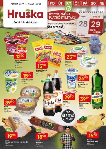 Leták Hruška - 29.10.2025 - 4.11.2025.