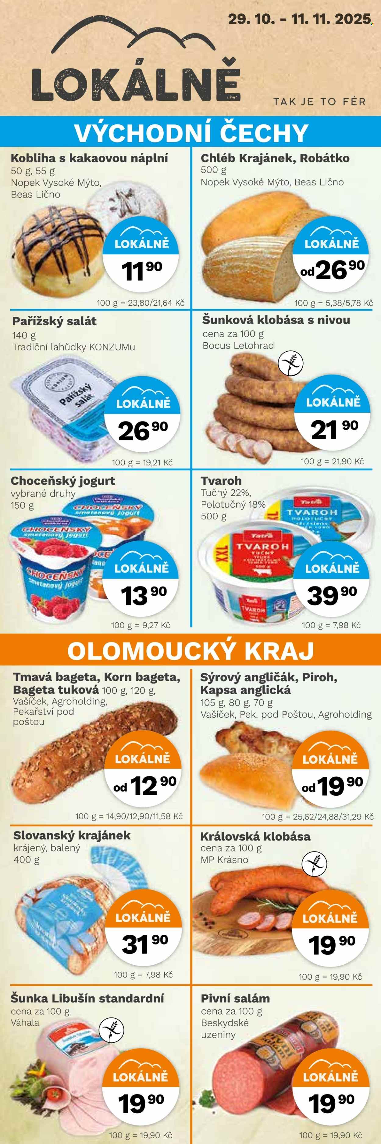 Leták Konzum - 29.10.2025 - 11.11.2025. Strana 2