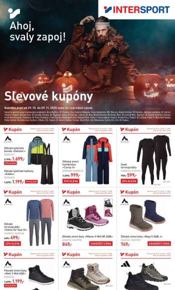 Leták INTERSPORT - 29.10.2025 - 9.11.2025.