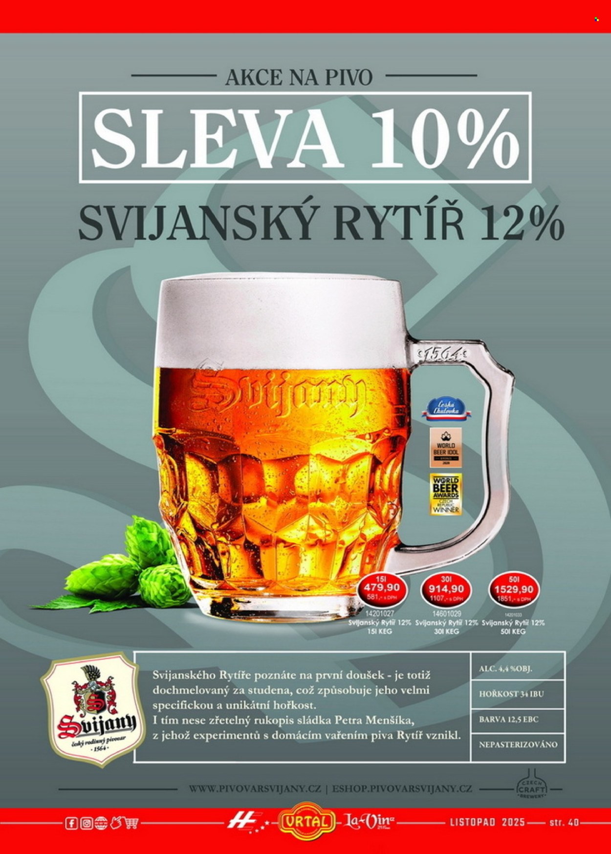 Leták Vrtal - 1.11.2025 - 30.11.2025. Strana 40