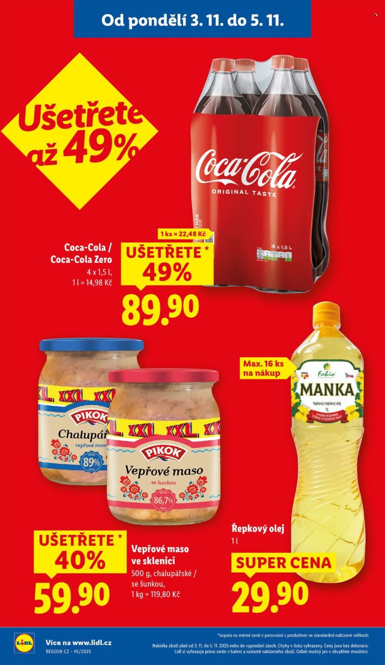 Leták Lidl - 3.11.2025 - 5.11.2025. Strana 2