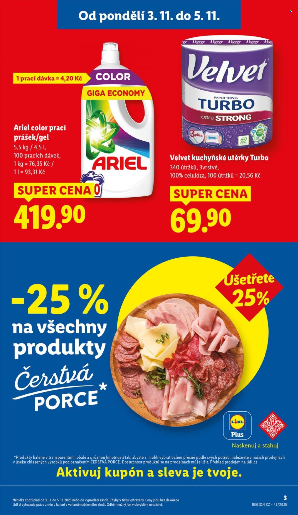 Leták Lidl - 3.11.2025 - 5.11.2025. Strana 3